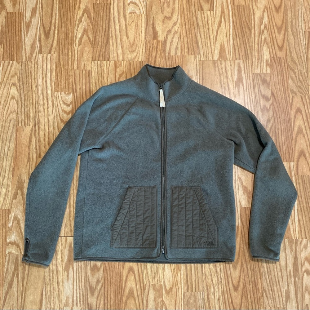 Women’s Madewell MWL Betterfleece Zip Quilted-Pocket Jacket M